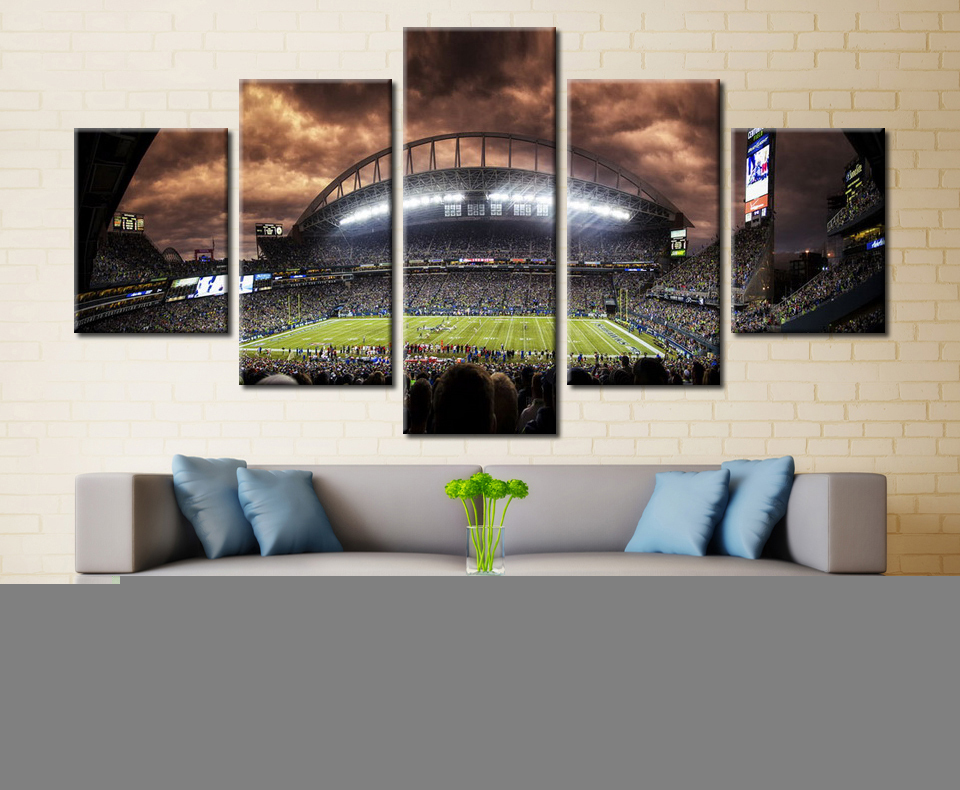 Framed New York Yankees Night Stadium Prints Canvas Wall ...