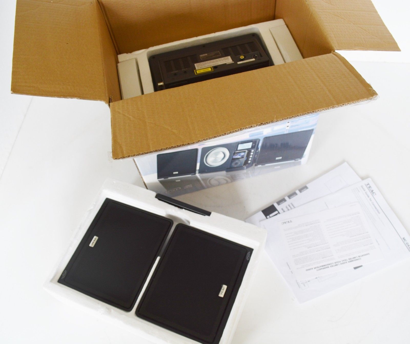 Teac MCDX32i Micro HiFi Stereo Shelf Speaker System w/ All Original