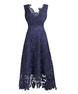 Navy Blue Lace Mother of the Bride Dresses, Navy Blue Mother of the groo... - $129.99