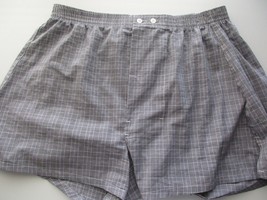 Nordstrom 536959 MEN’S SHOP Plaids Woven Boxer Shorts Pajamas 36 MSRP $16 UPC30  - $6.98