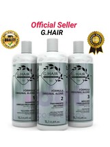 G.Hair Original German formula Keratin SMOOTHING TREATMENT Kit 1L GHair ... - $83.22