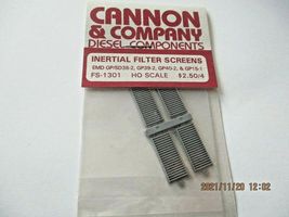Cannon & Company # FS-1301 Inertial Filter Screens EMD GP/SD Units HO-Scale image 4
