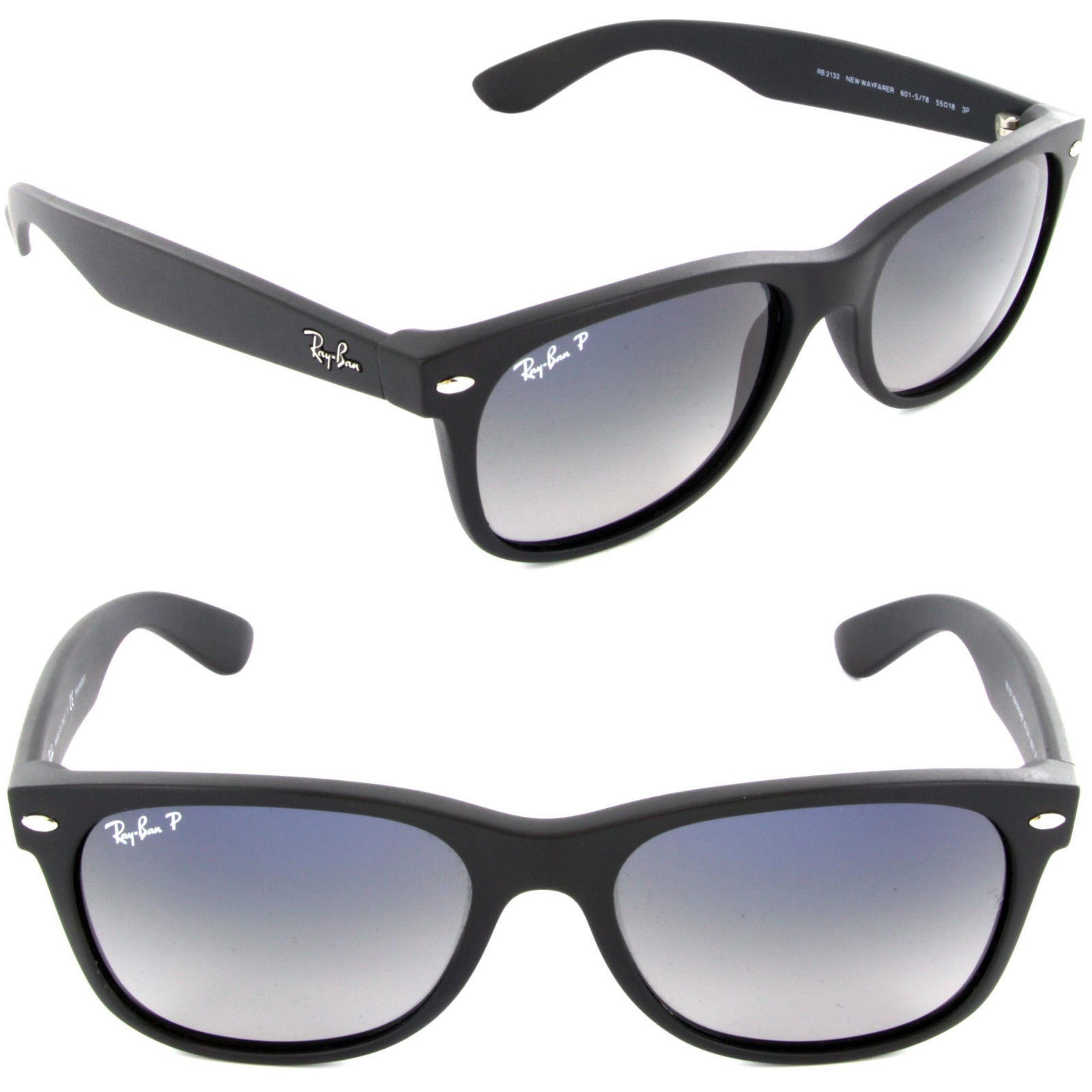 ray ban new wayfarer matt schwarz polarized