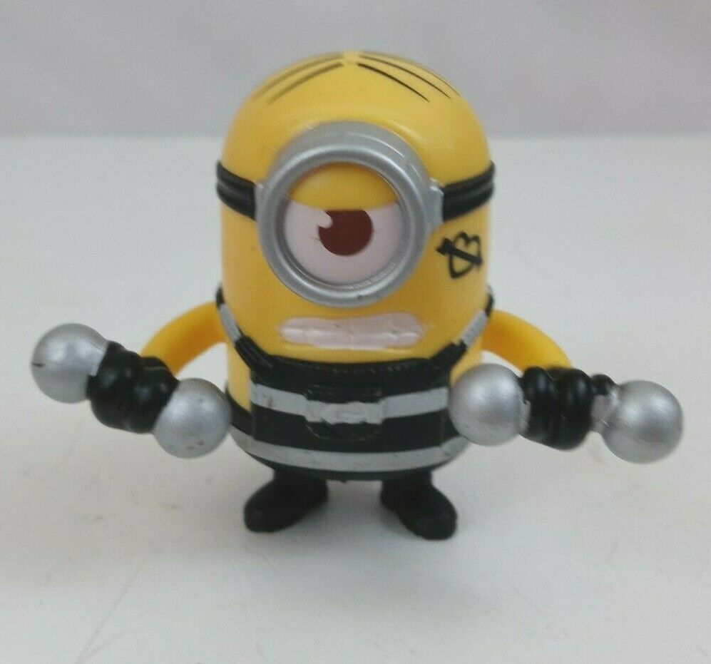 2017 Minions Despicable Me 3 Pumping Iron Prison Minion McDonald's Toy ...