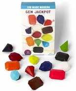 Kid Made Modern Gem Jackpot Crayon Set - 12 Fun Shaped Coloring Crayons NEW - $16.50