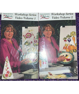 NEW SEALED Painting Workshop Series Vol 1-2 VHS One Stroke Donna Dewberr... - $16.53
