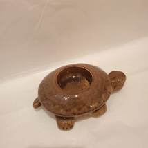 Vintage Handmade Turtle Tealight Candle Holder or Air Plant Holder, Ceramic Pot image 6