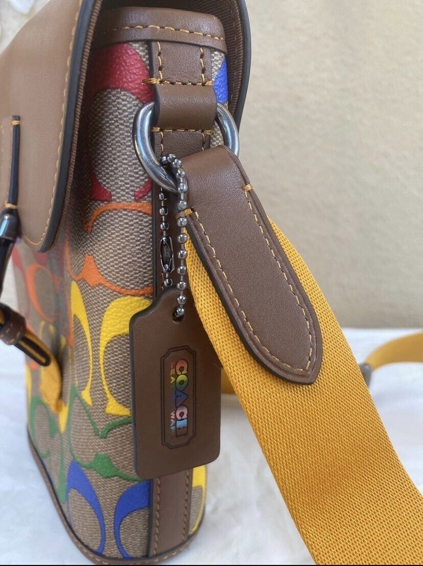 NWT Coach Track Small Flap Crossbody In and similar items