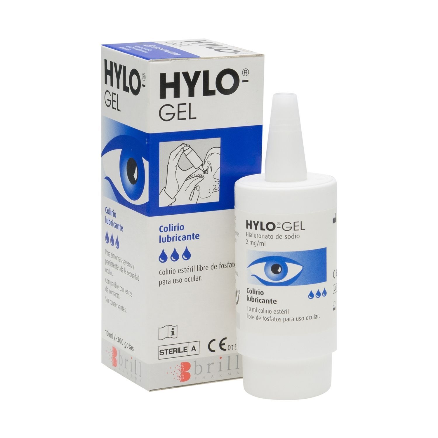 Hylo Gel Eye Drops 10ml Intensive Care Hydration for contact Lens
