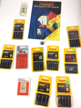 Vintage Singer Sewing Needles and paper item. Lot of 10 + packages. 48 N... - $19.59
