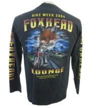 Foxhead Lounge T shirt sz M 2004 Bike Week Osteen Florida pub biker Henley - $17.81