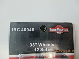 Intermountain #40048 Metal Wheels 38" Code 110 12 Axles Per Pack HO Scale image 2