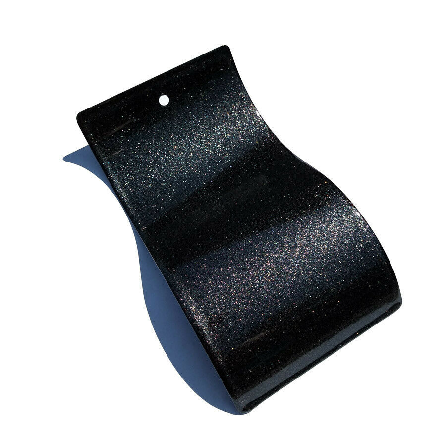 Gloss Black Metallic Sparkle Powder Coat Paint - New 1LB