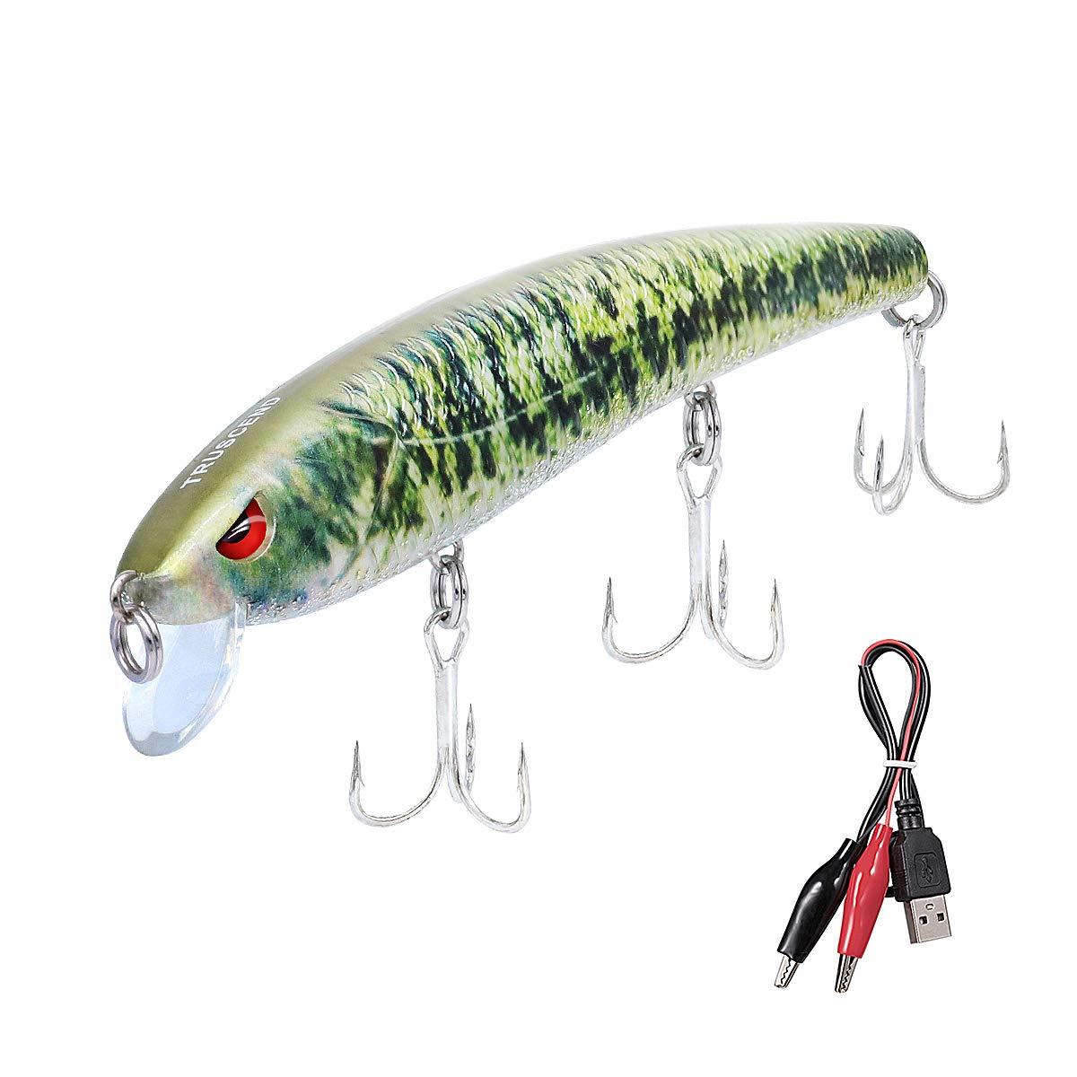 TRUSCEND Bass and Trout Fishing Lures,4.9" 0.92oz Twitching Lures