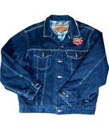 Vtg USA Levi&#39;s Blanket Lined Denim Trucker Blue Jean Jacket Mens Size Me... - $79.99