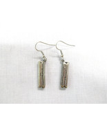 3D MUSIC HOHNER HARMONICA SOLID DANGLING CHARMS MUSICAL FASHION EARRINGS... - $13.99