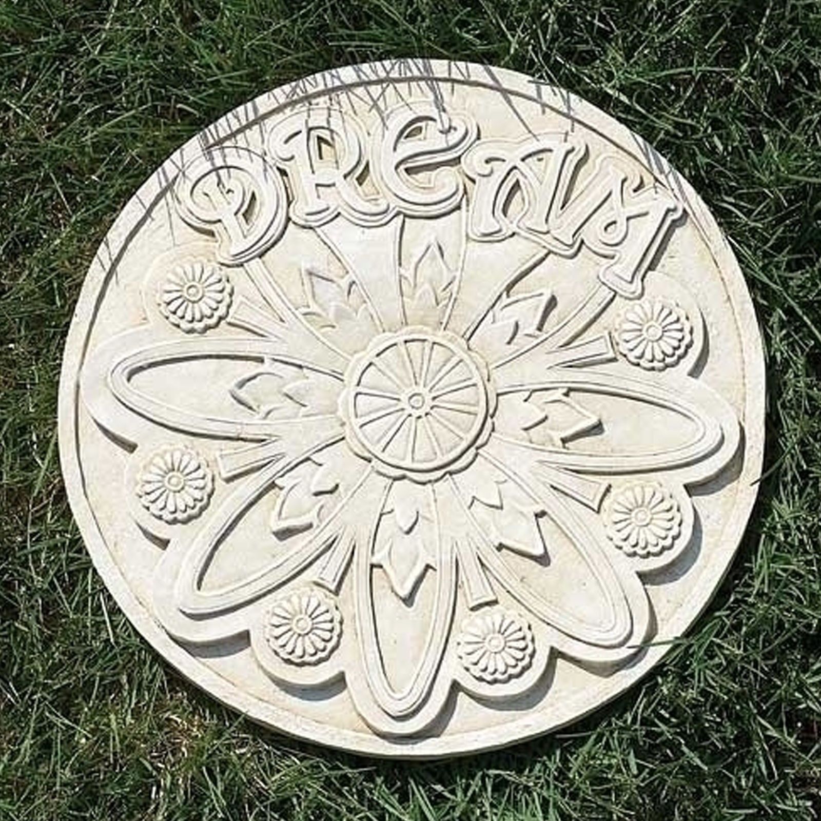 Garden Stepping Stone Dream Resin Mold Outdoor Patio Decor Stepping   S L1600 