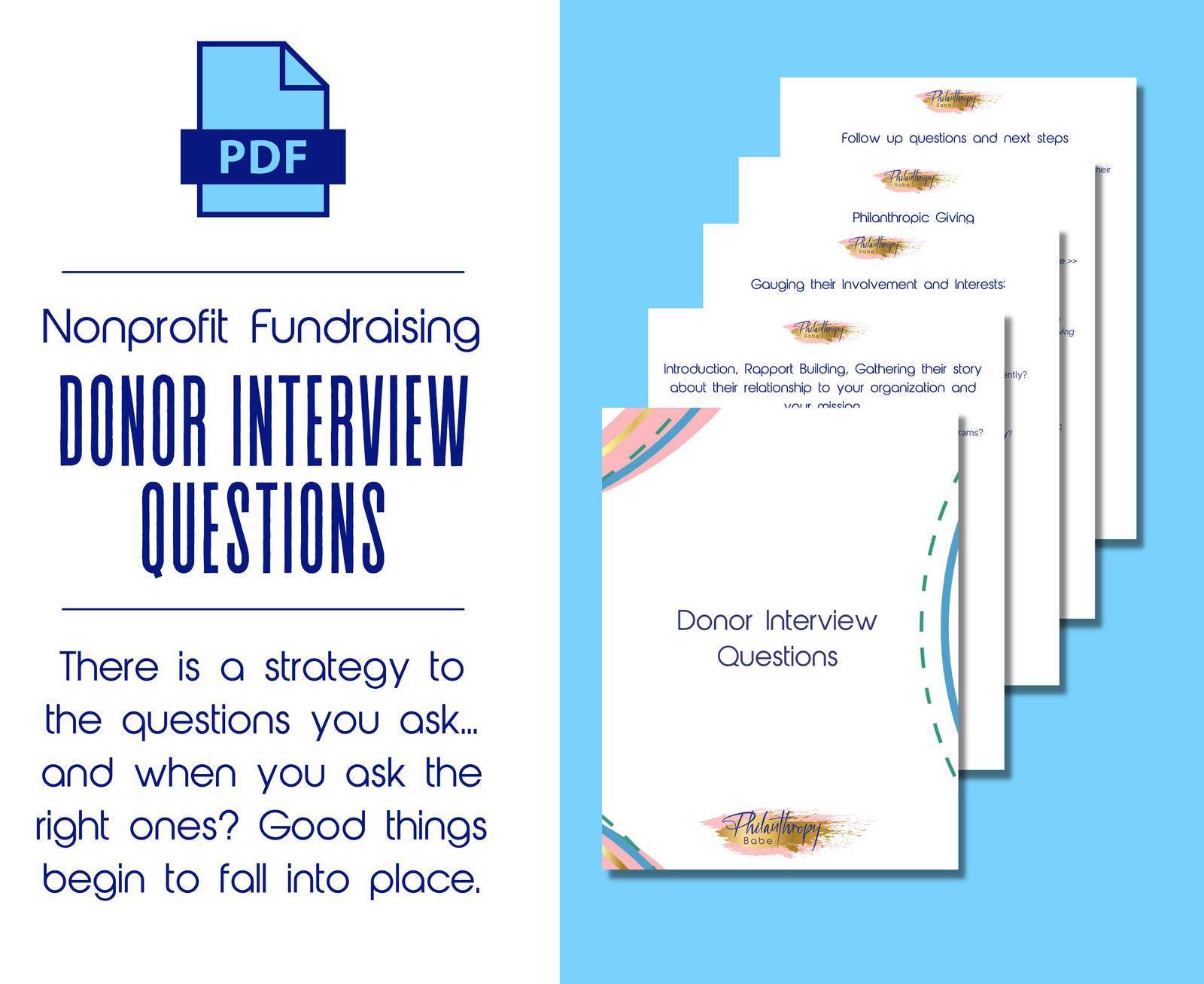Donor Interview Questions Questions to ask Donor Prospects Major