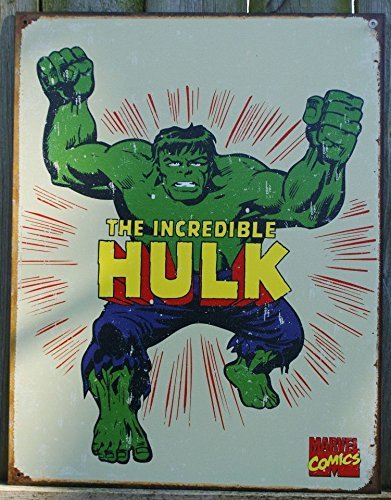 The Incredible Hulk Tin Sign 12 x 16in - Signs