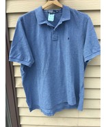 Men&#39;s Polo® by RALPH LAUREN Shirt~ Dusty Blue color XXL, Short Sleeve - $29.20