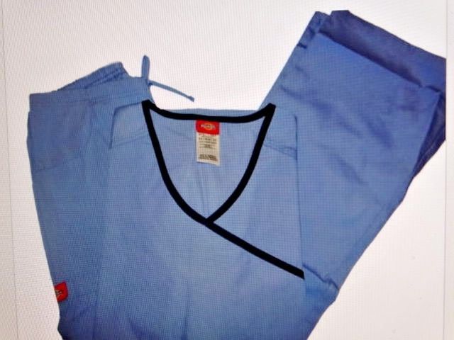 Dickies Medical Scrub Set Ceil Blue Navy And 50 Similar Items