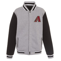MLB Arizona Diamondbacks  Reversible Full Snap Fleece Jacket JHD 2 Front... - $119.99
