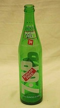 Sugar Free 7-Up Beverages Soda Pop Bottle 16 fl. oz 1 Pint Vintage 1970&#39;s - $19.79
