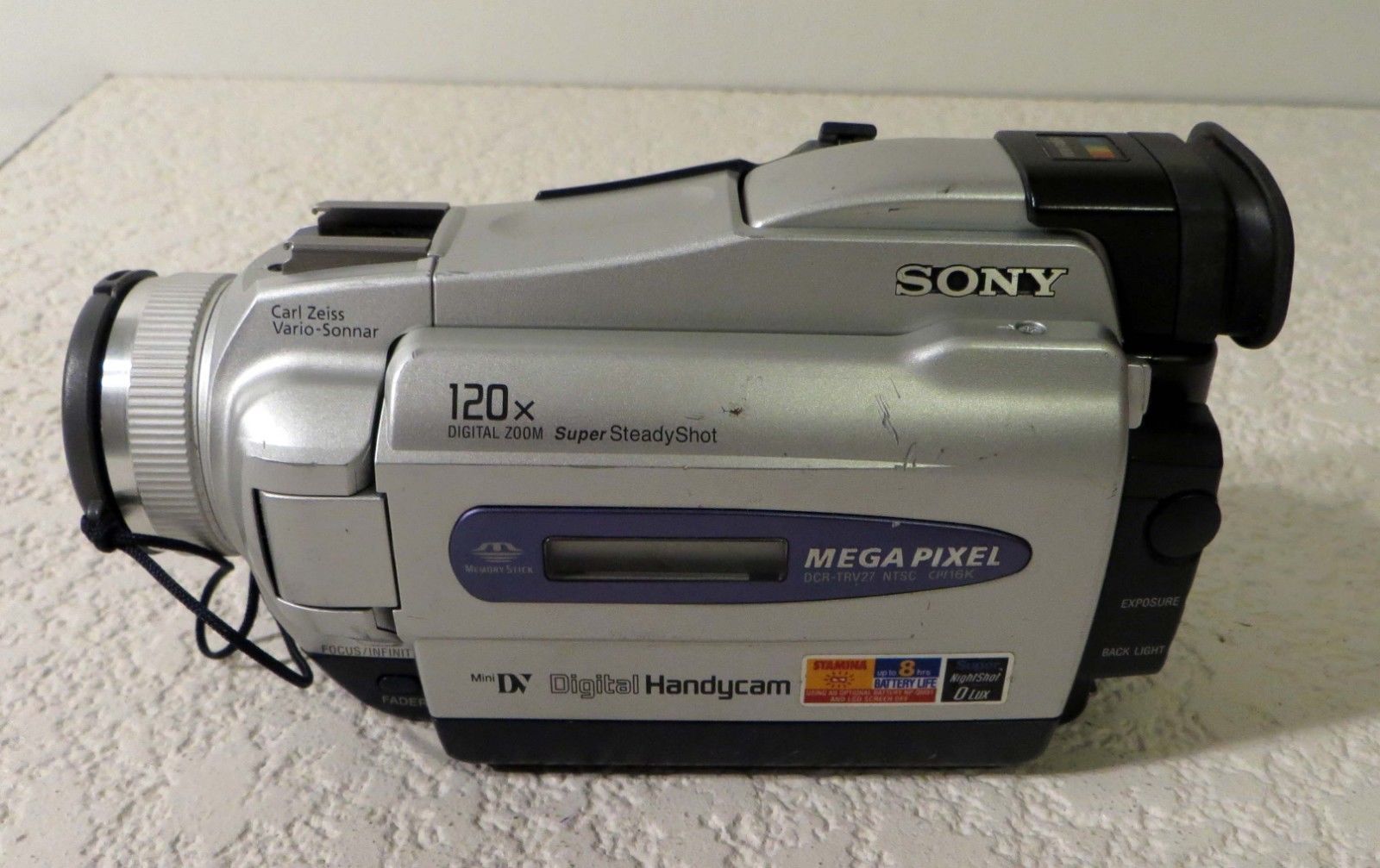 Sony Handycam DCRTRV27 Mini DV Camcorder ASIS FOR PARTS OR REPAIR