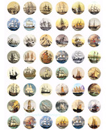 vintage sailing ships boats ocean printables clipart digital download collage sh - $3.99