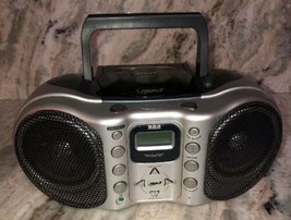 RCA AM/FM Portable Boombox w/ CD-R/RW Player MP3 Input Base Boost Model ... - $66.90