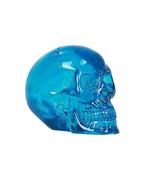 Pacific Giftware Blue Small Translucent Skull Collectible Home Decor Resin - $13.90