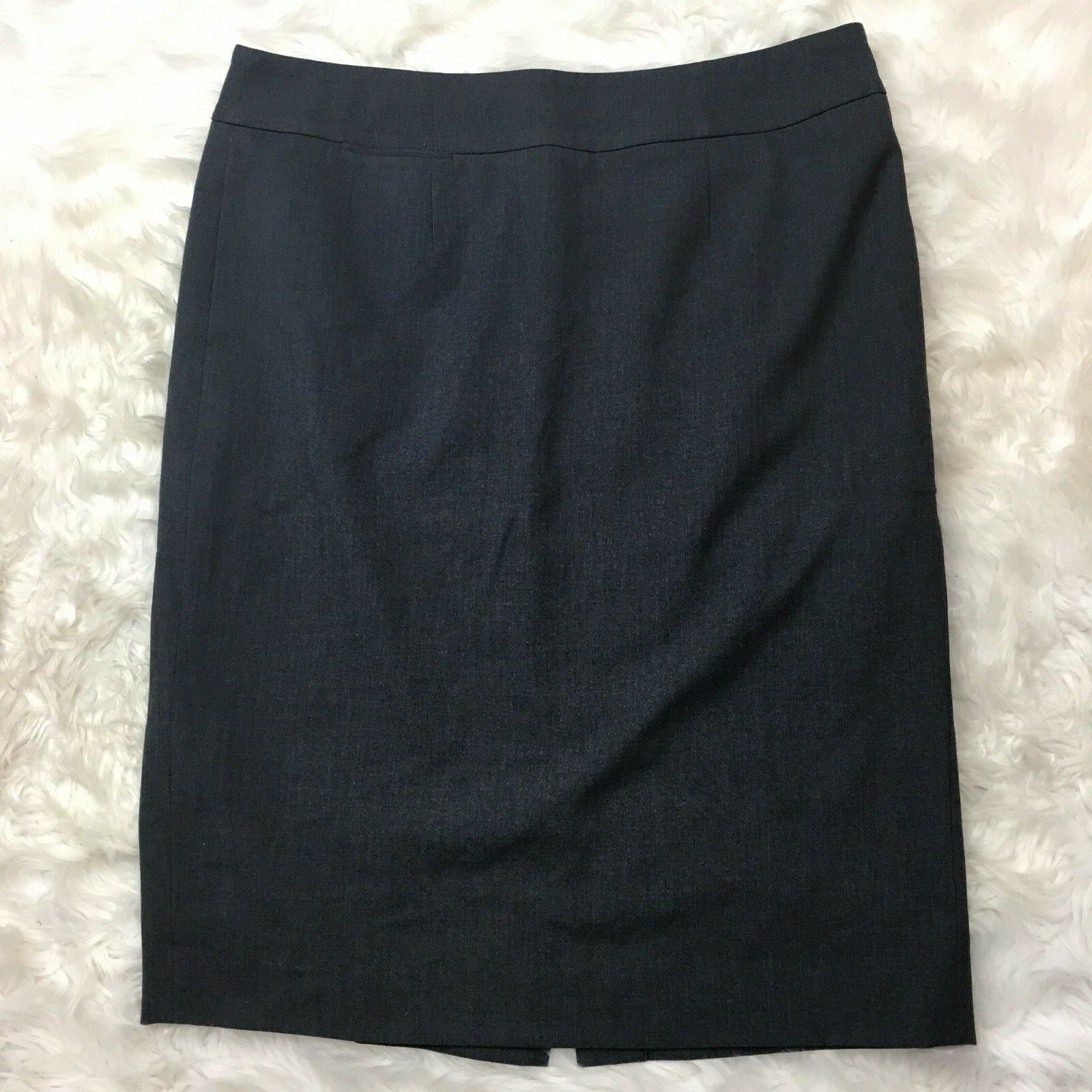 Calvin Klein Women's Gray A-Line Straight Professional Pencil Skirt ...