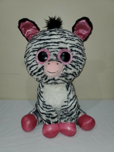 pink zebra plush