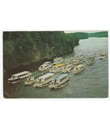 Vintage Postcard Sightseeing Fleet Wisconsin River Dells 1958 Boats - $6.92