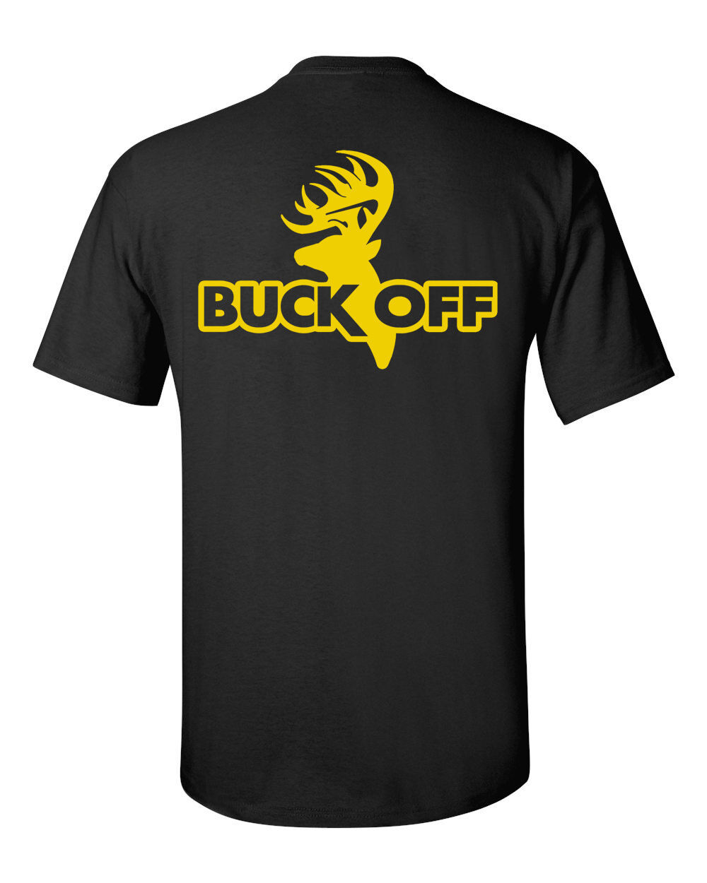 Buck Off Logo T shirt short sleeve bow hunting archery deer hunter tree stand