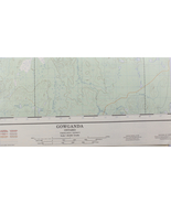 Map Gowganda Ontario Timiskaming Vintage 1976 Department of Energy Mines - $14.97