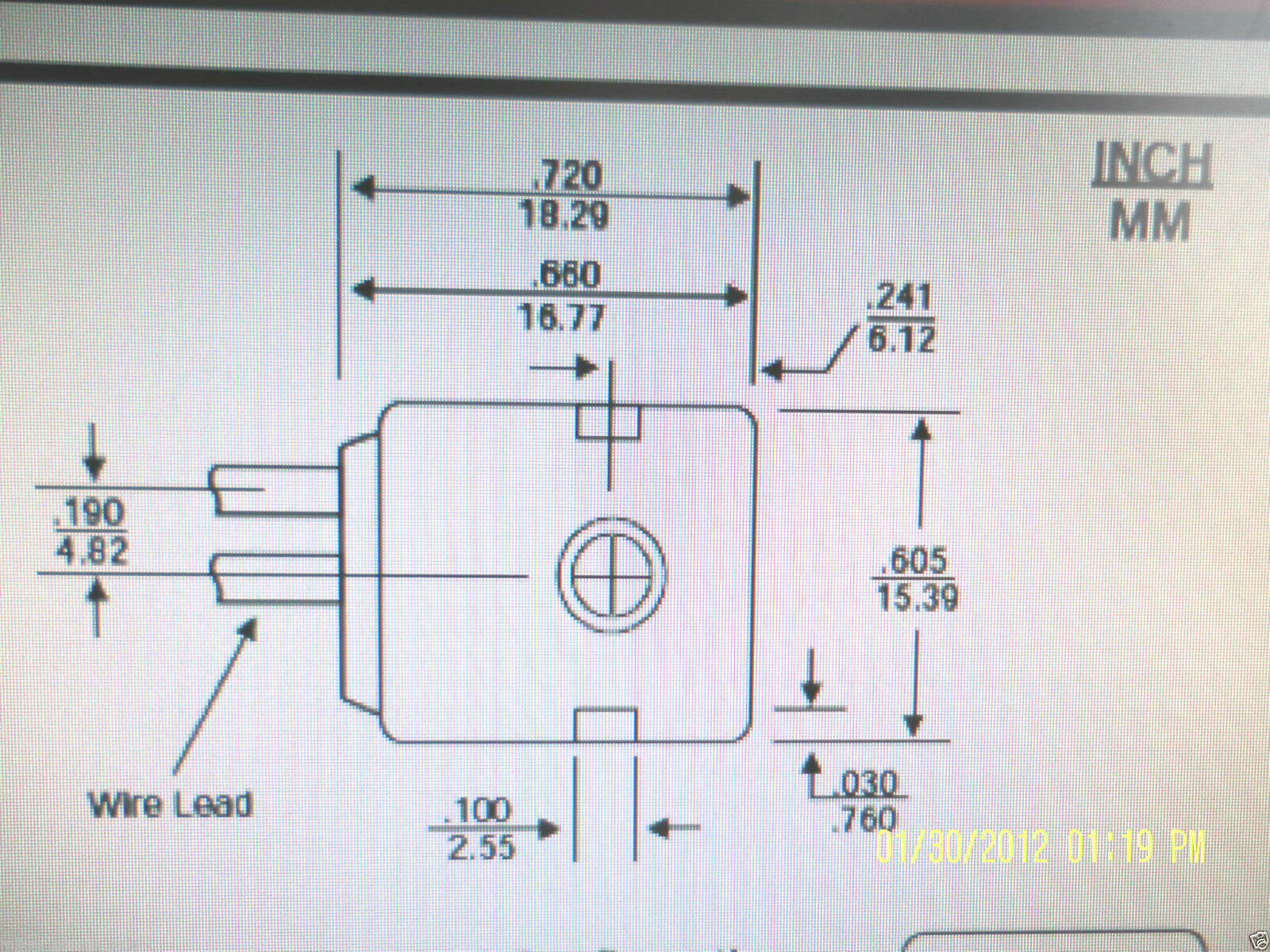 Qty2 J987 JUDCO SWITCH Push button MINI SPST ONOFF 8" WIRE 14 VDC