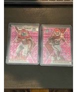 2020 Mosaic Football Clyde Edwards-Helaire RC NFL Debut PINK CAMO PRIZM ... - $56.09