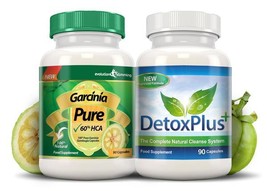 Garcinia Pure 100% Garcinia Cambogia & Colon Cleanse Combo 1 Month Supply - $64.99