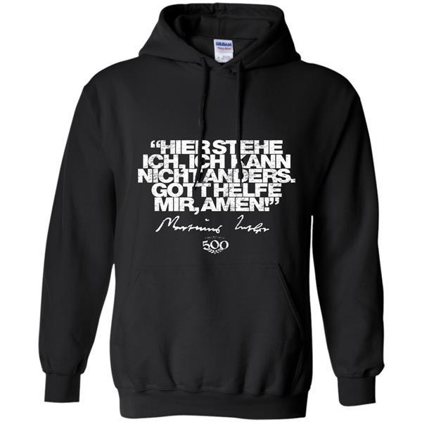 Image of 500th Anniversary Reformation Luther German CLASSIC T-Shirt Hoodie