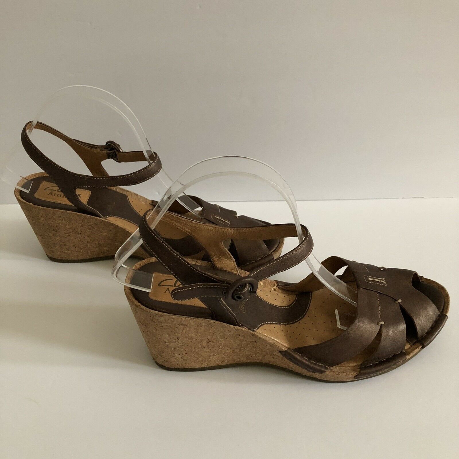 clarks active air wedge shoes