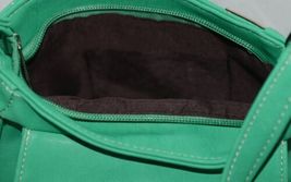 Non Branded Womens Parakeet Green Saddle Bag Purse With Shoulder Strap image 7