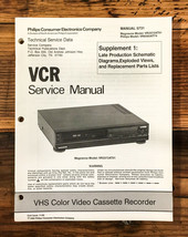 NAP Philips VR2072 VR6585 VCR Service Manual Supp. *Original* - $19.25