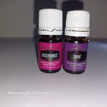 Young Living Essential Oils 5ml Acceptance and Sara New - $53.35