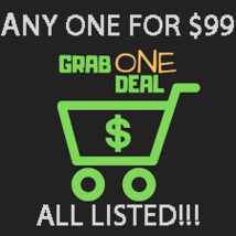 GRAB ONE FOR $99 DEAL!! WED-THURS JULY 15-16 ALL LISTED DEAL BEST OFFERS - $198.00