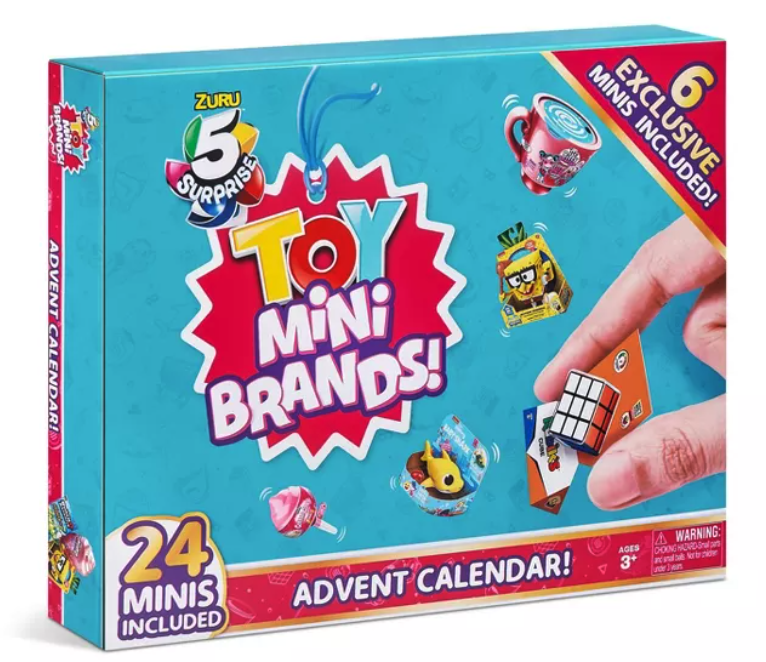 Zuru 5 Surprise Mini Brands TOY 24 Surprise Pack Advent Calendar IN