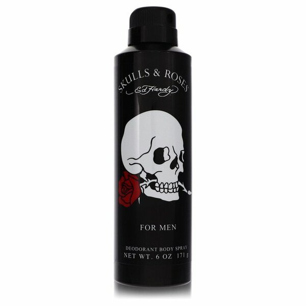 Skulls & Roses Deodorant Spray 6 Oz For Men  - $18.22
