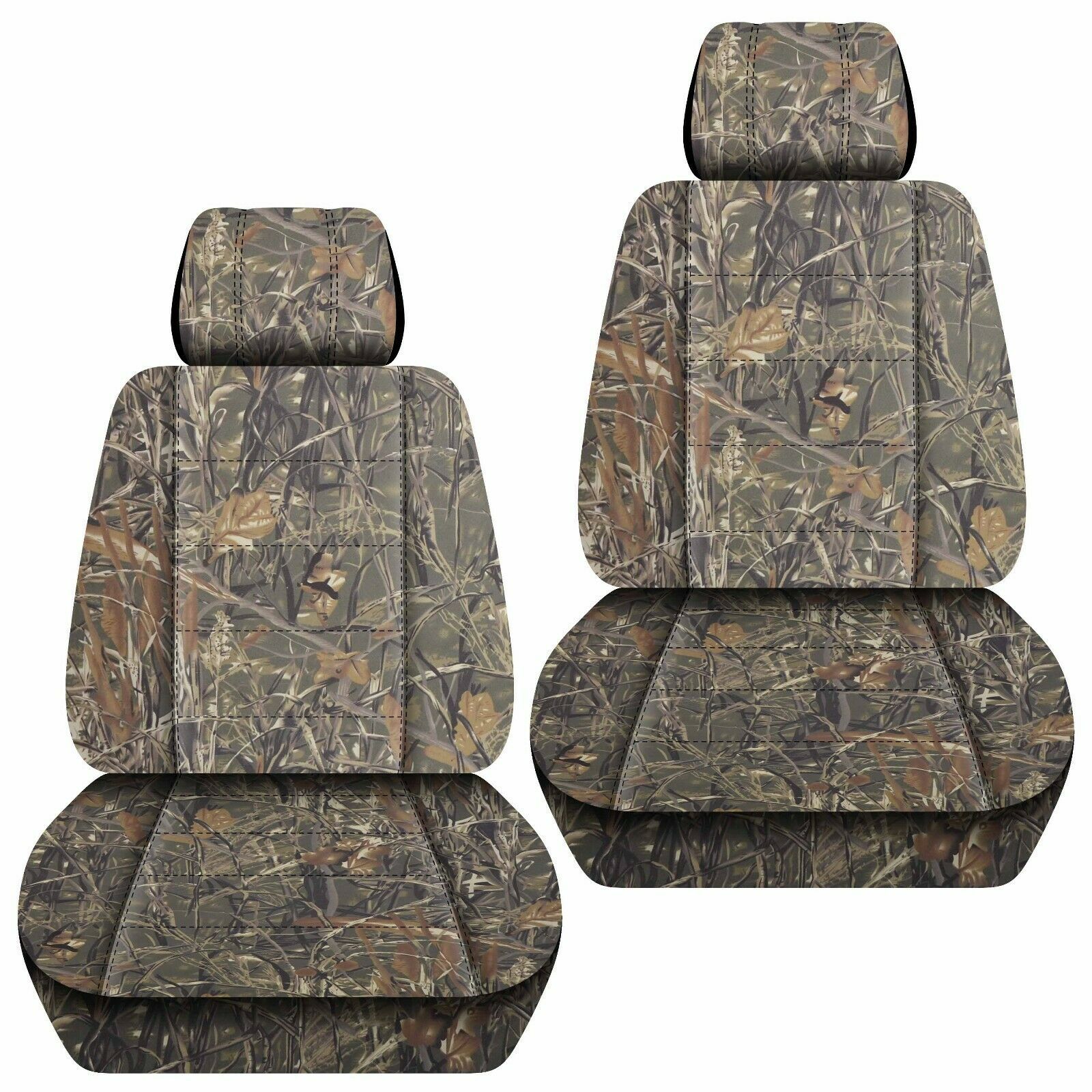 Front set car seat covers fits Ford Escape 20052020 camo wetlands