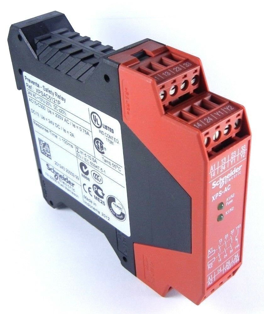 Telemecanique XPSAC5121P Safety Relay Schneider Electric XPSAC 24V AC