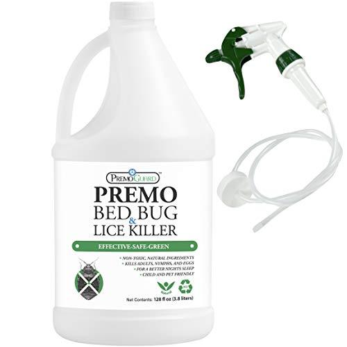 Premo Guard Bed Bug, LICE & MITE Killer Spray 128 oz Natural Non